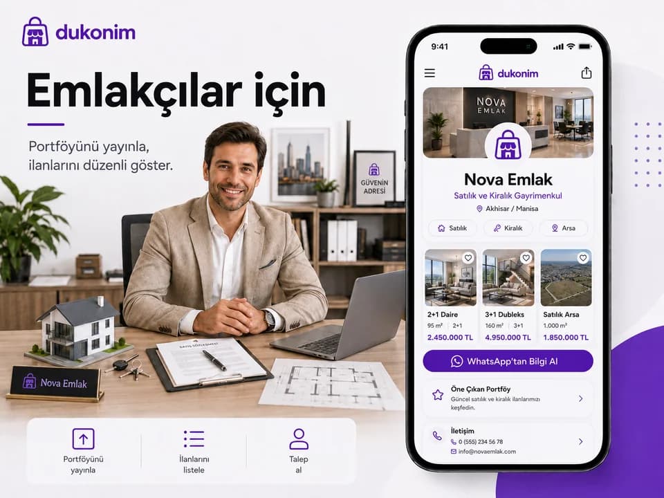 Emlakçılar için ilan portföyü