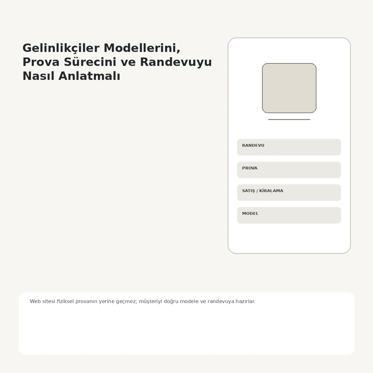 Gelinlik prova sürecinin model seçimi ilk randevu ara prova ve teslim adımları