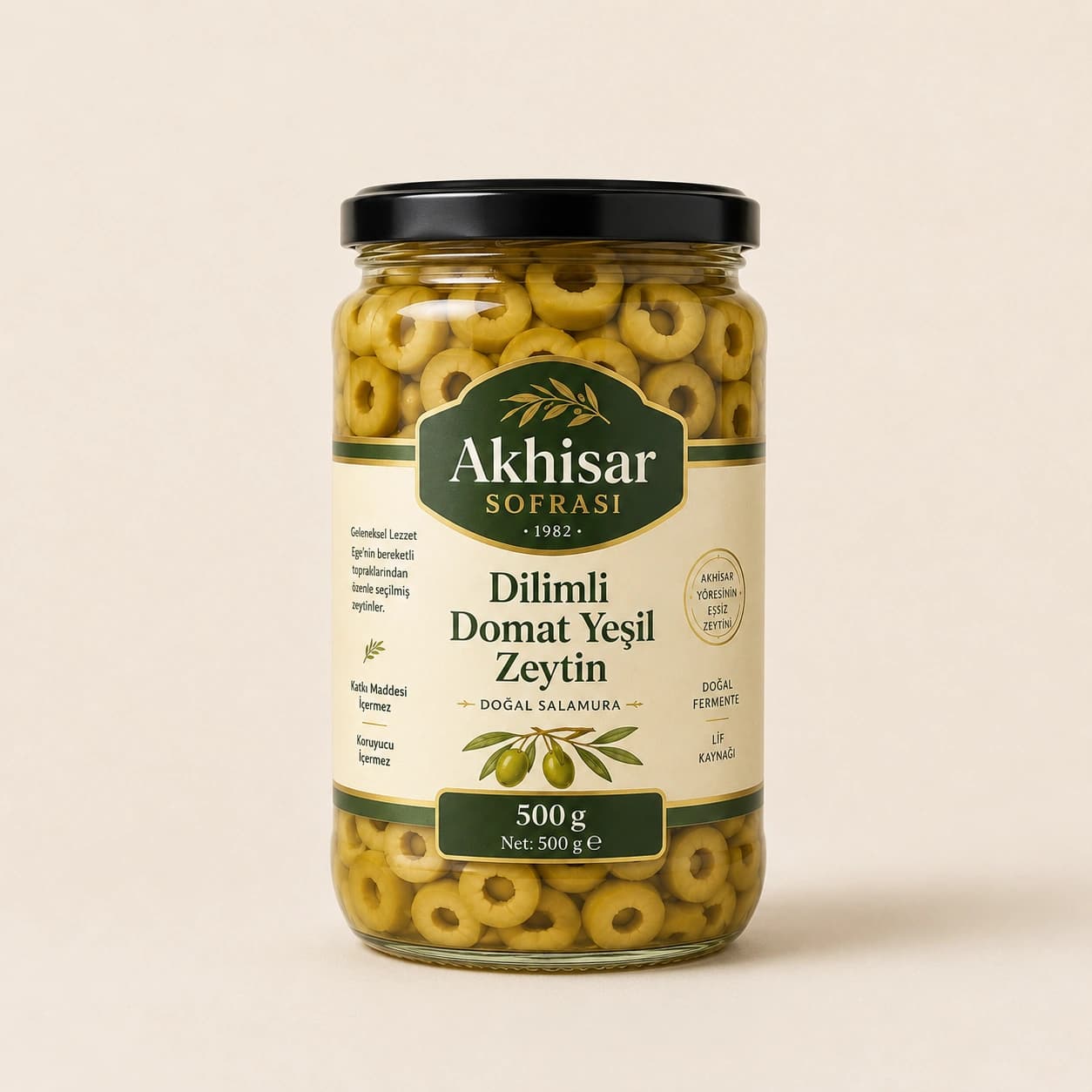 Dilimli Domat Yeşil Zeytin ürün görseli