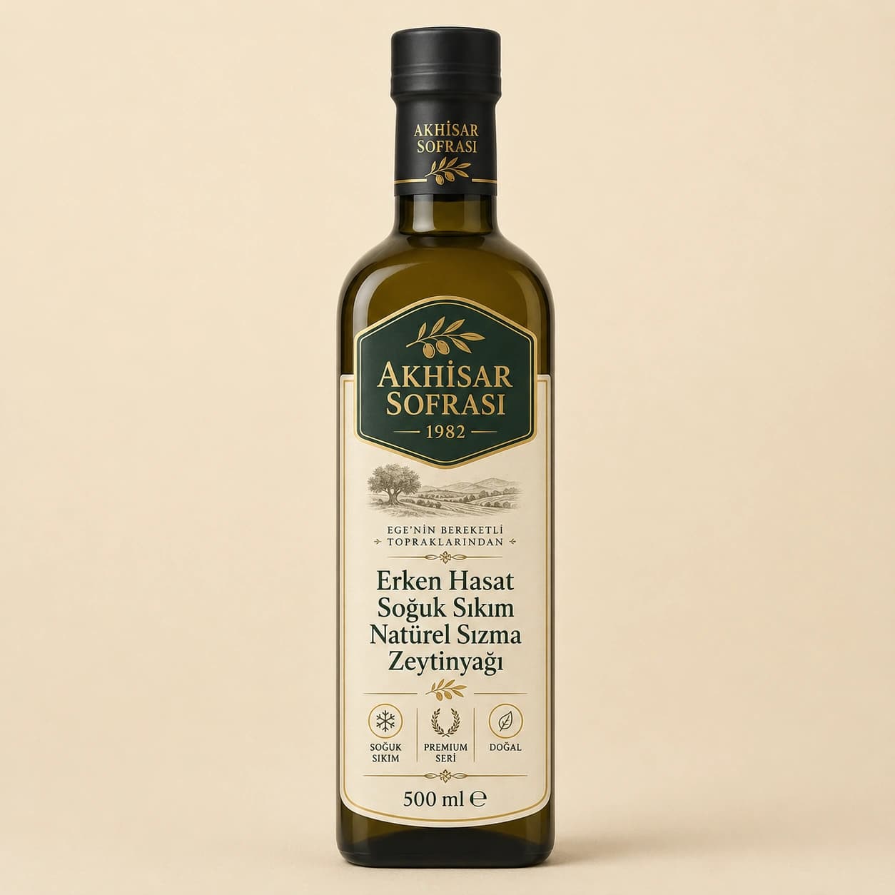 Akhisar Sofrası Zeytinyağı 500 ml ürün görseli